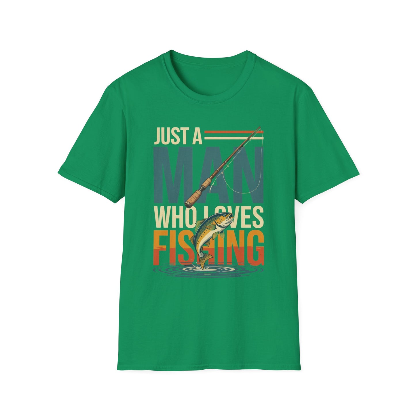 Men's Fishing T-Shirt β Outdoor Weekend Shirt & Gift for Dad