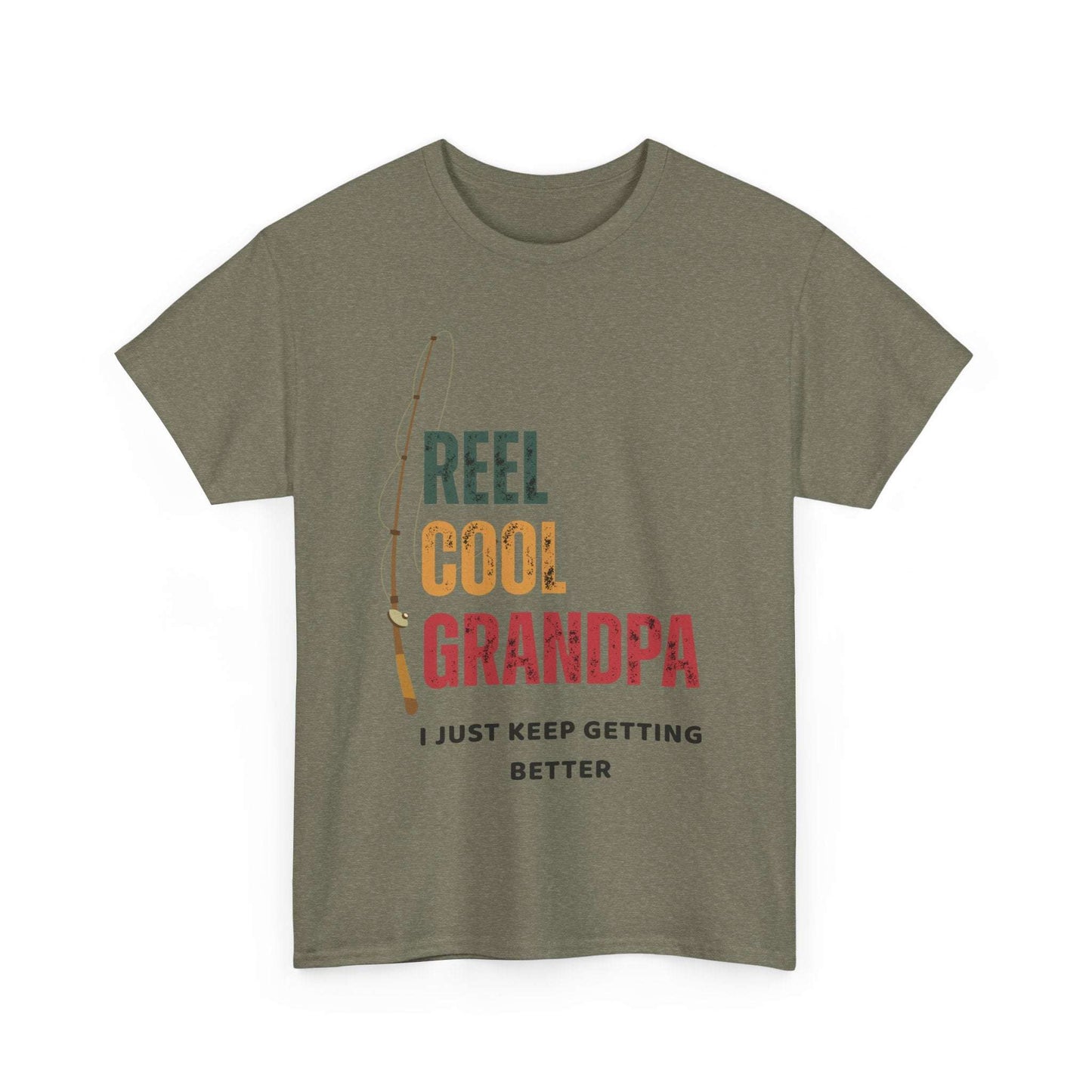 Reel Cool Grandpa Fishing Shirt – Funny Gift for Grandpa | Father's Day Tee