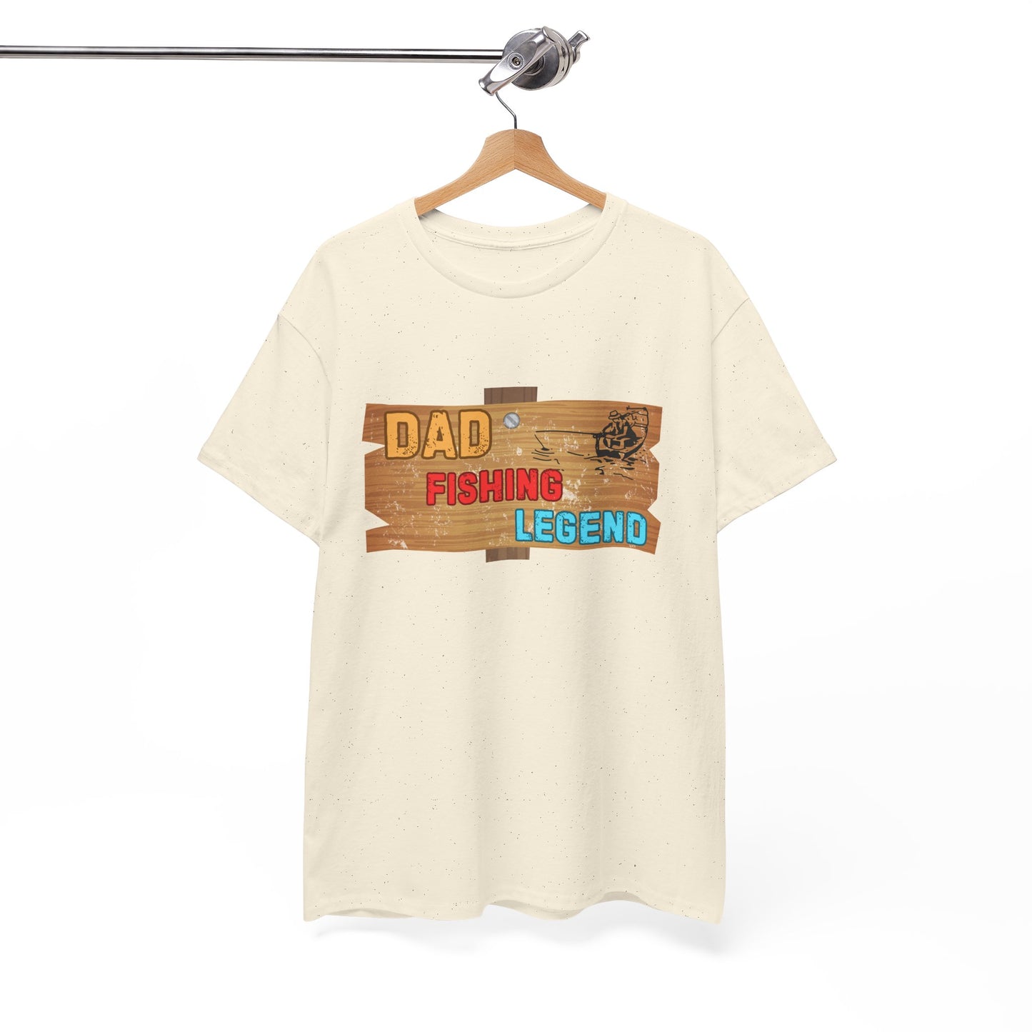 Fishing Legend Dad T-Shirt – Men’s Tee for Outdoor & Fishing Lovers