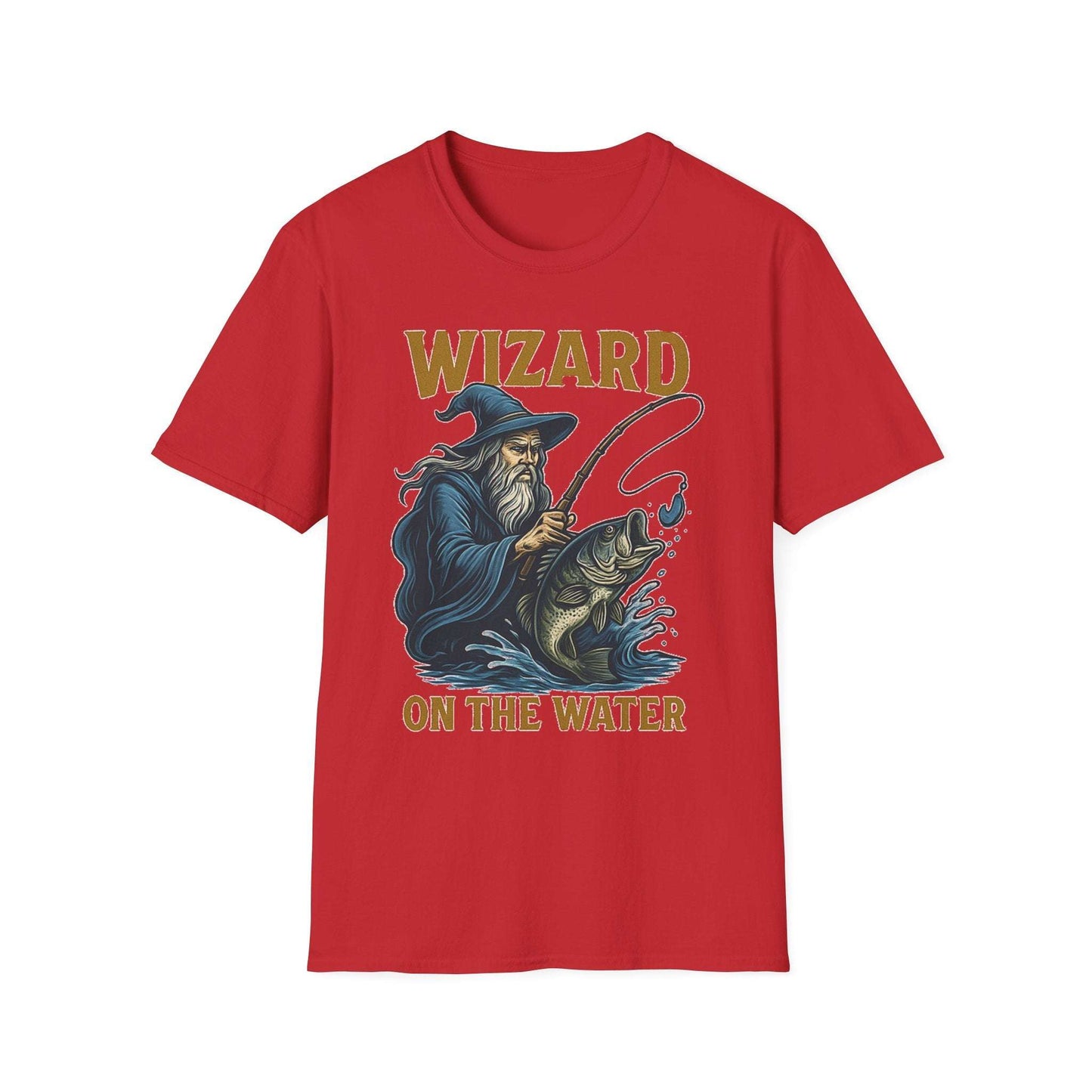 Wizard on the Water T-Shirt – Funny Unisex Fishing Tee | Outdoor Gift for Anglers