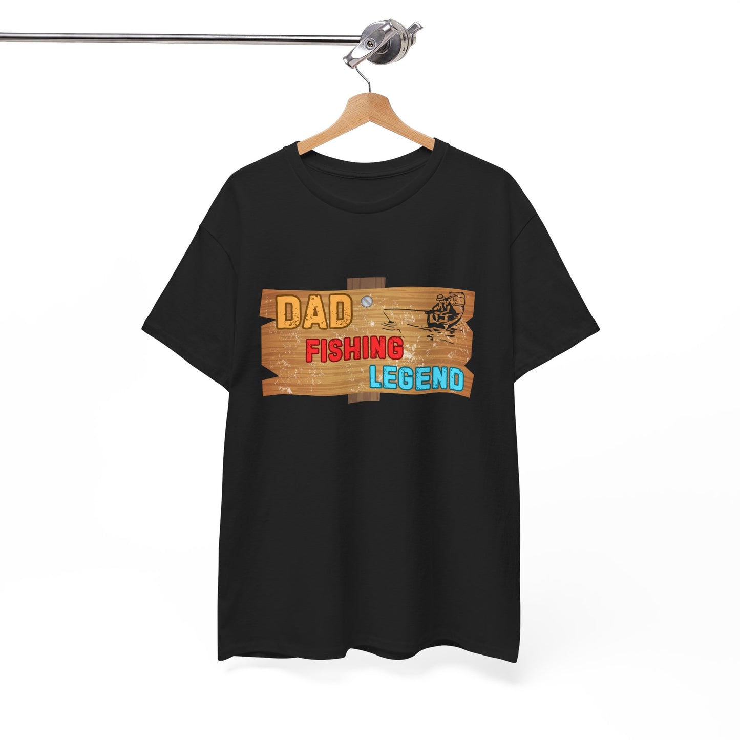 Fishing Legend Dad T-Shirt – Men’s Tee for Outdoor & Fishing Lovers