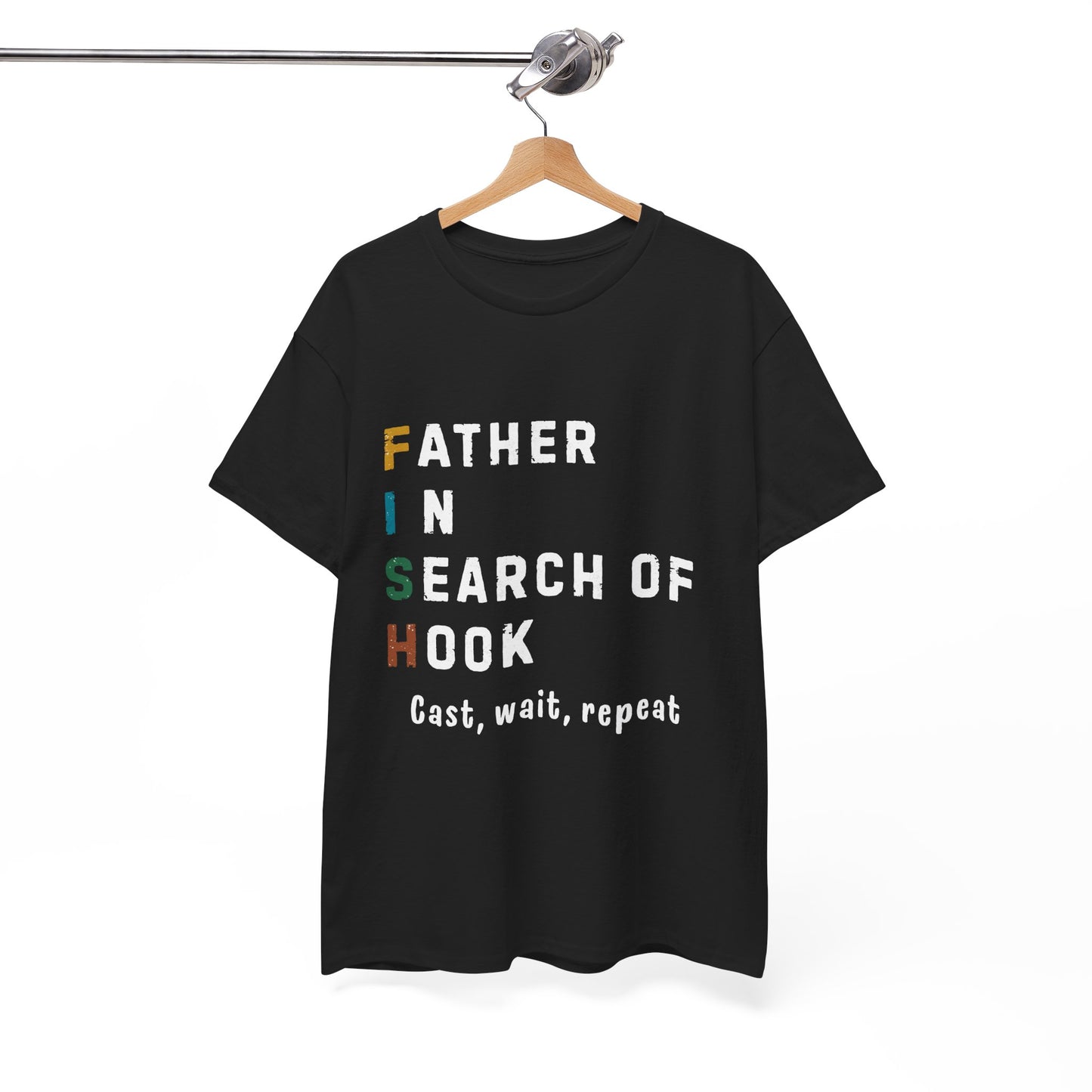 Fishing Dad T-Shirt – Funny Cotton Tee for Father’s Day, Birthday & Weekend Adventures