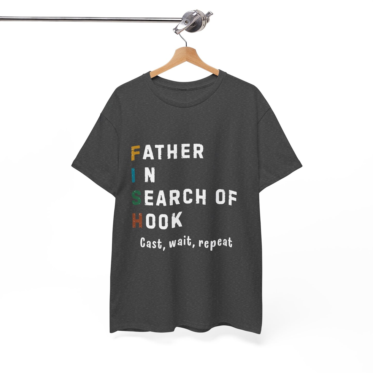 Fishing Dad T-Shirt – Funny Cotton Tee for Father’s Day, Birthday & Weekend Adventures