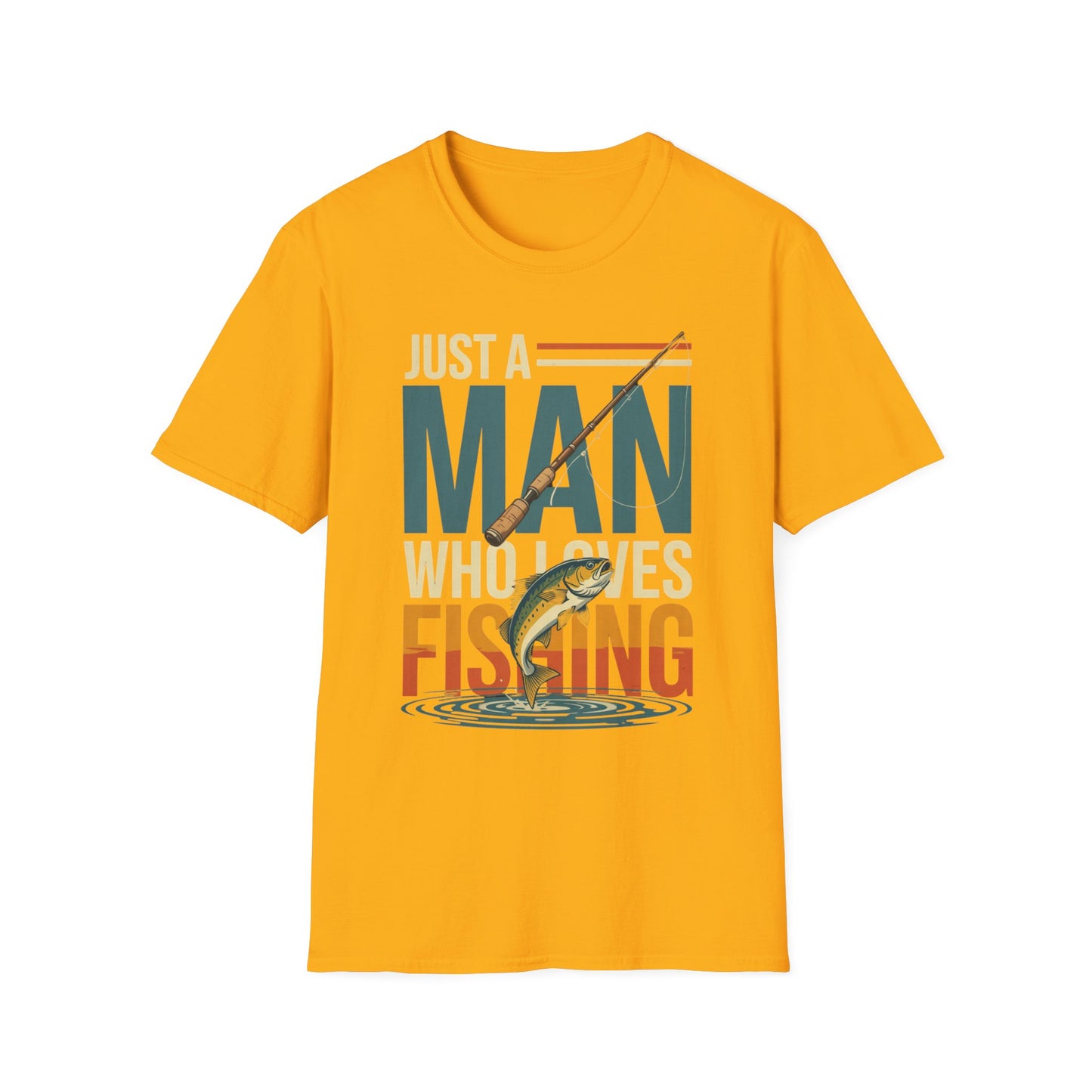 Men's Fishing T-Shirt β Outdoor Weekend Shirt & Gift for Dad