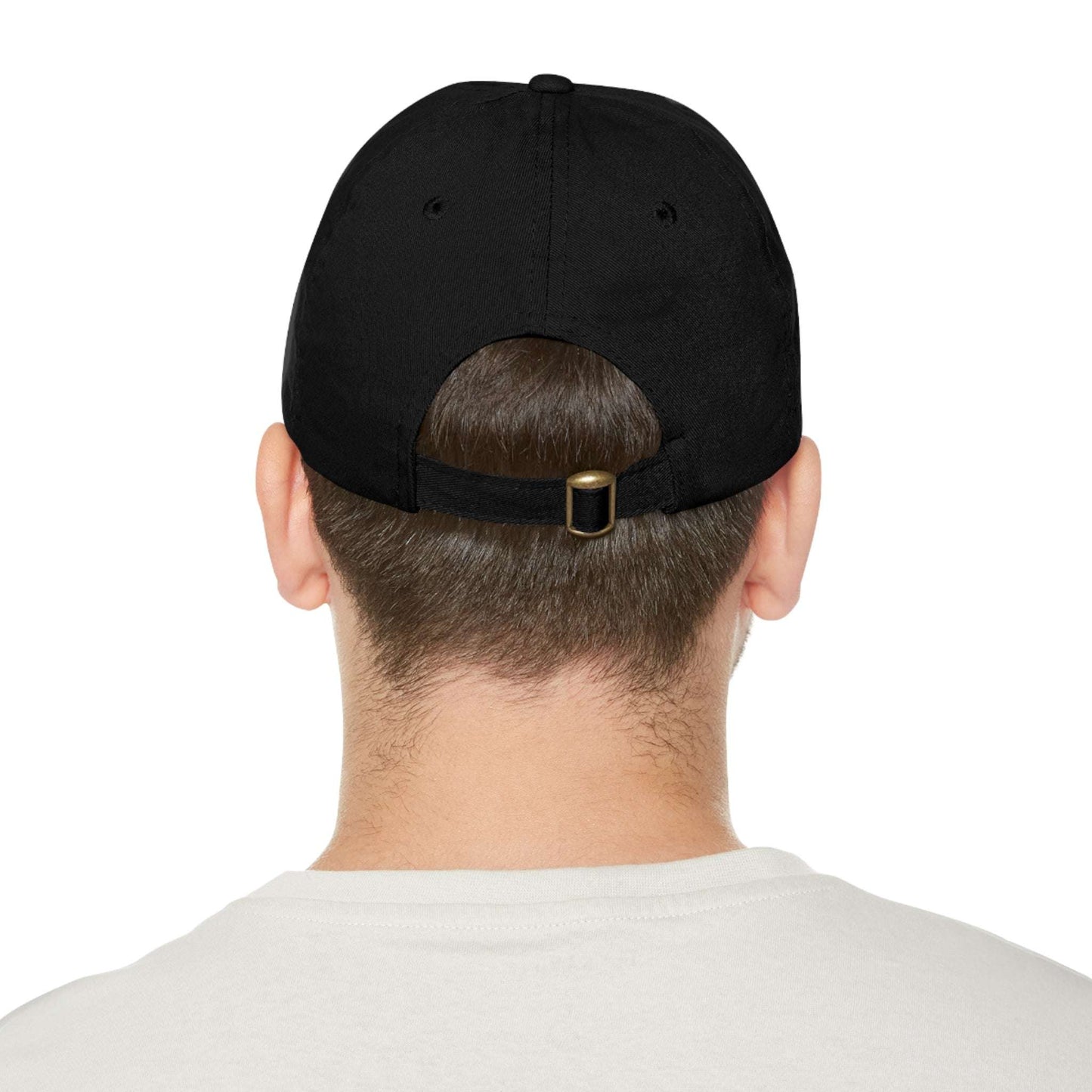 Will Tackle Anything Leather Dad Hat – Fishing Gift for Dad, Outdoor Adventure Cap