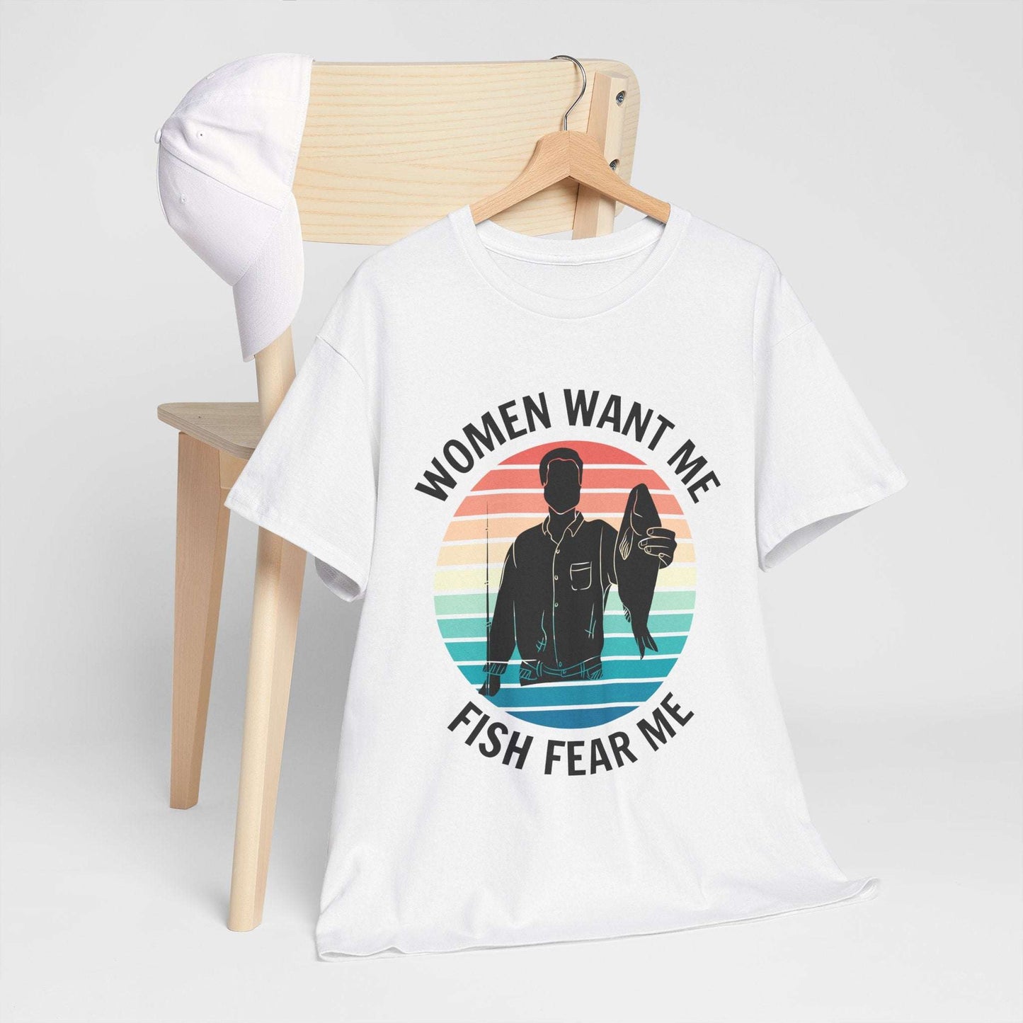 Retro Fishing Humor T-Shirt for Men – Fun Gift for Dads, Anglers & Outdoor Adventures