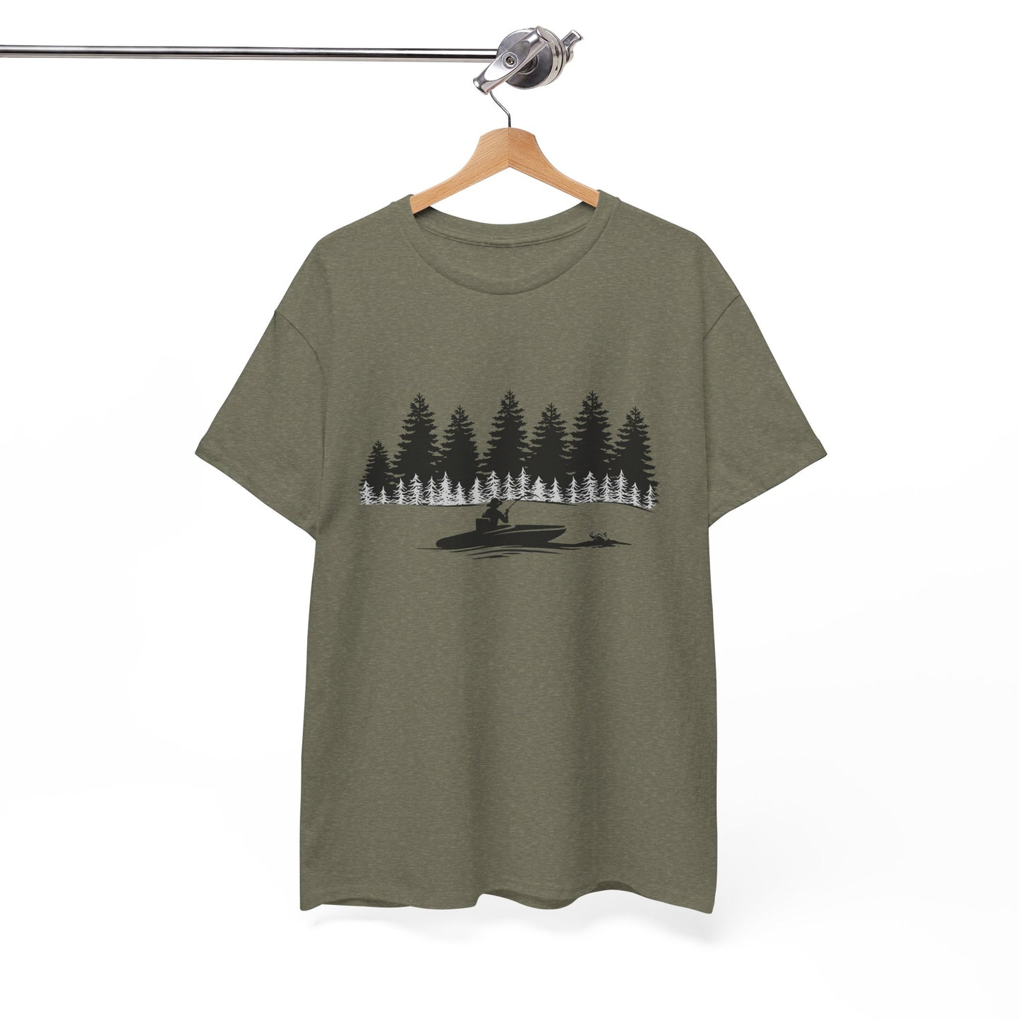 Nature Lover Men's Cotton Tee – Outdoor Adventure Shirt, Camping & Hiking Gift, Eco-Friendly Casual Wear