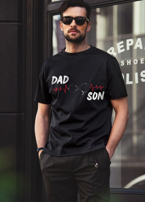 Father and Son Bonding T-Shirt – Thoughtful Gift for Dad, Family Moments, Casual Everyday Wear