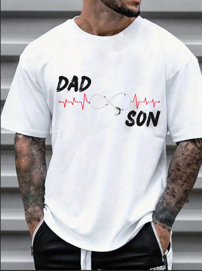 Father and Son Bonding T-Shirt – Thoughtful Gift for Dad, Family Moments, Casual Everyday Wear