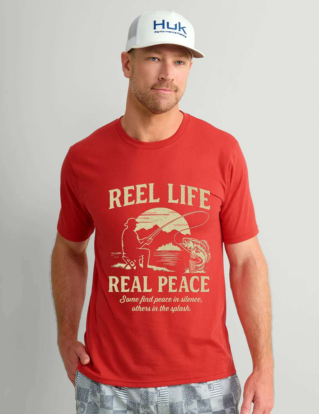 Reel Life, Real Peace – Fishing T-Shirt - Unisex Cotton Tee for Fishing Lovers & Outdoor Adventures