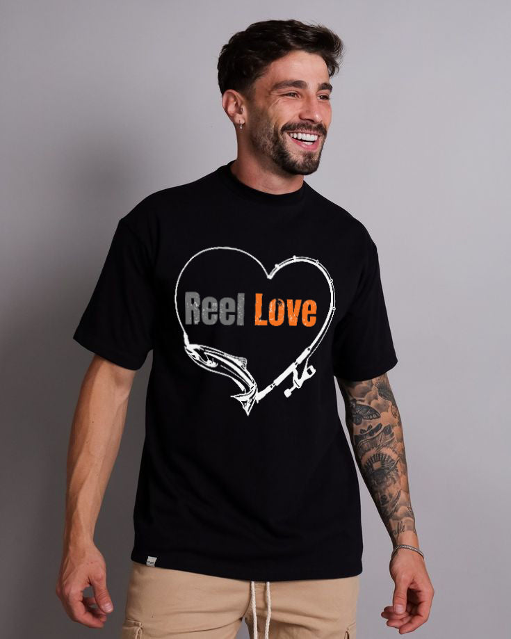 Reel Love Fishing T-Shirt for Men – Funny Gift for Anglers & Dads