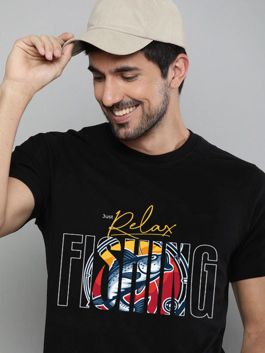 Relaxed Fishing T-Shirt for Men β Casual Outdoor Tee & Gift for Dads and Anglers