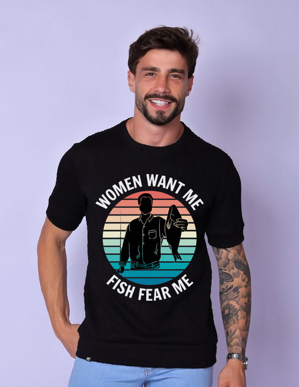Retro Fishing Humor T-Shirt for Men – Fun Gift for Dads, Anglers & Outdoor Adventures