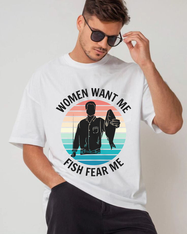 Retro Fishing Humor T-Shirt for Men – Fun Gift for Dads, Anglers & Outdoor Adventures