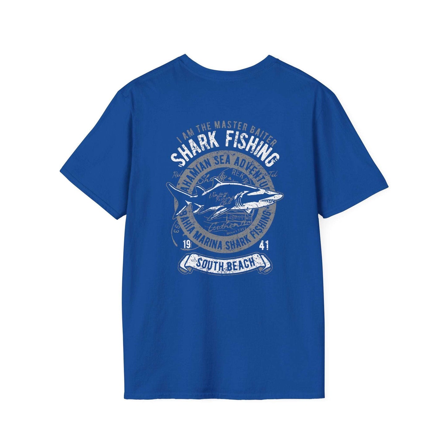 Shark Fishing T-Shirt – Unique Ocean Lover Tee | Gift for Fishermen & Summer Beachwear