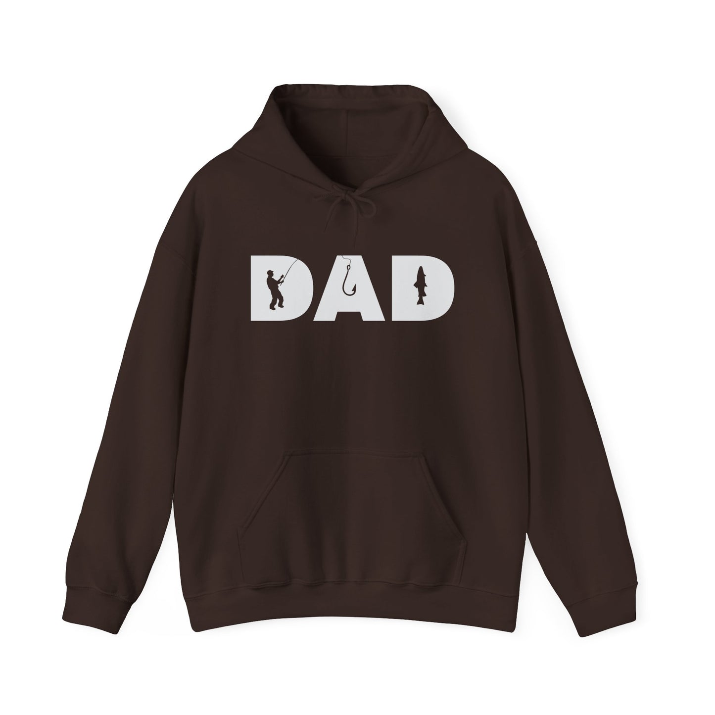 Fisherman Dad Men’s Hoodie – Warm Fishing Sweatshirt for Outdoor & Casual Wear