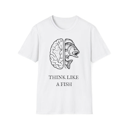 Think Like a Fish T-Shirt – Funny Graphic Tee for Fishing Lovers & Casual Wear