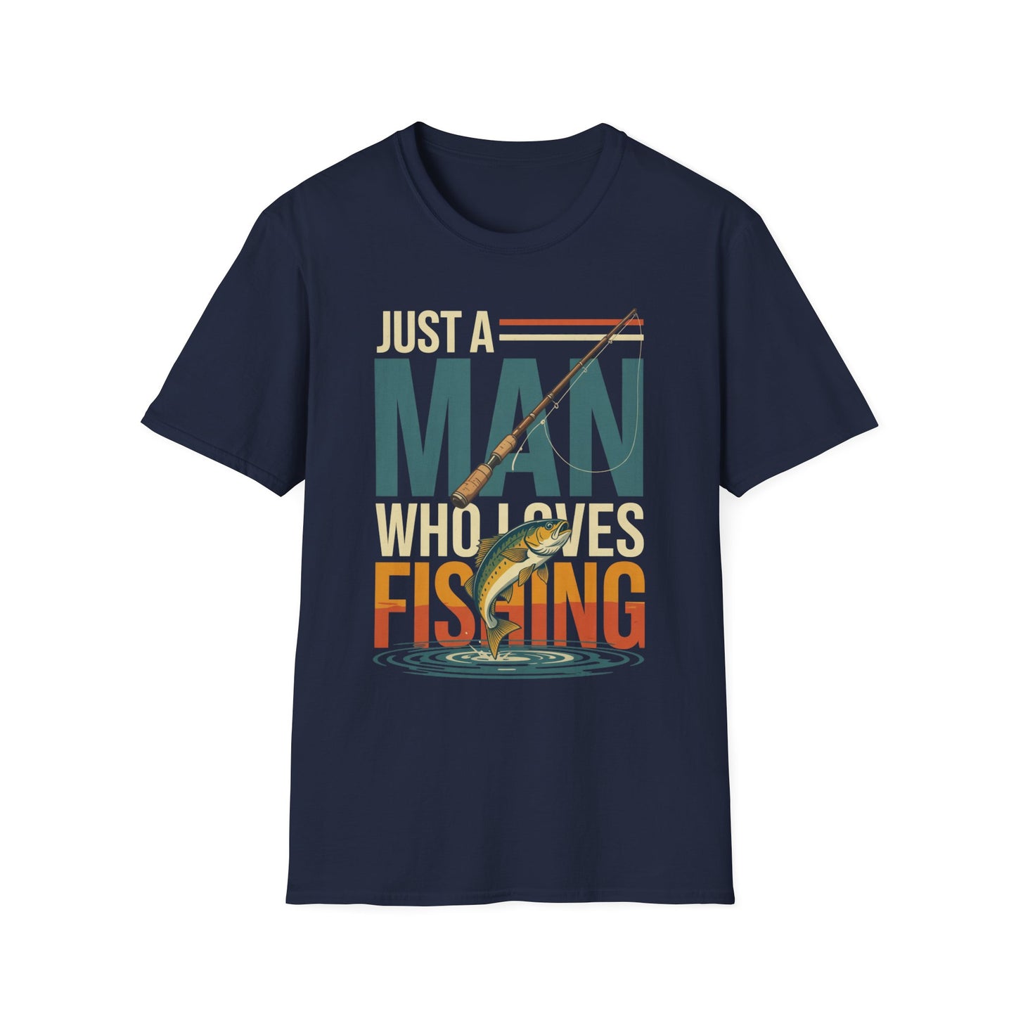 Men's Fishing T-Shirt – Outdoor Weekend Shirt & Gift for Dad