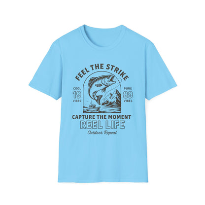 Fishing Enthusiast T-Shirt – Men's Outdoor Tee & Gift for Anglers | Reel Life Apparel