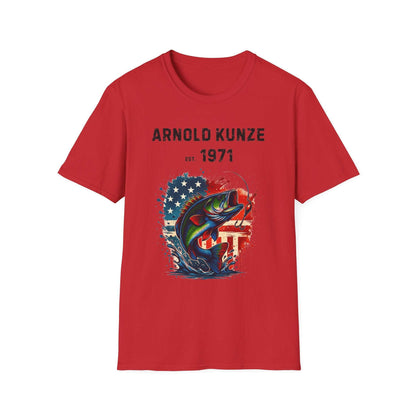 Custom Fishing & Freedom T-Shirt – Personalized Patriotic Tee for Anglers & Outdoor Lovers