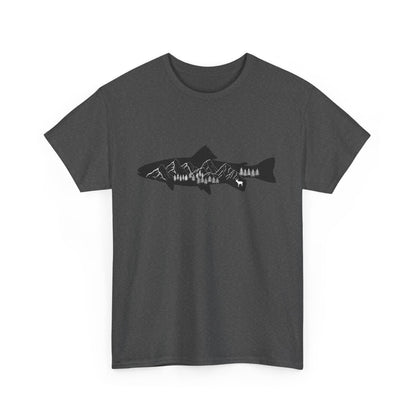 Fishing Shirt for Men – Casual Cotton Tee for Nature and Fishing Enthusiasts