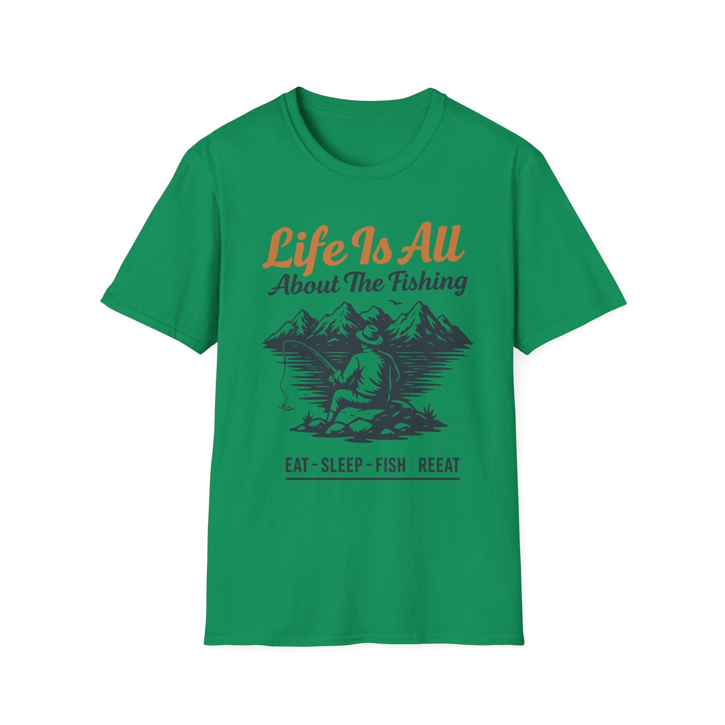 Fishing Life T-Shirt – Unisex Outdoor Tee for Nature Lovers & Fishermen | Casual Everyday Gift