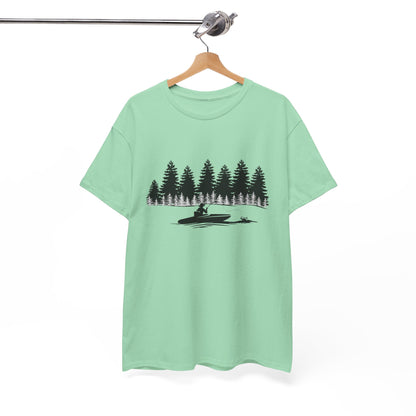 Nature Lover Men's Cotton Tee – Outdoor Adventure Shirt, Camping & Hiking Gift, Eco-Friendly Casual Wear