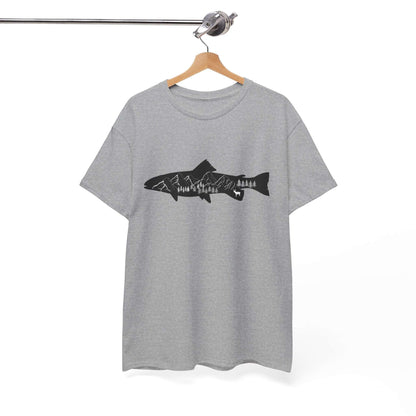 Fishing Shirt for Men – Casual Cotton Tee for Nature and Fishing Enthusiasts