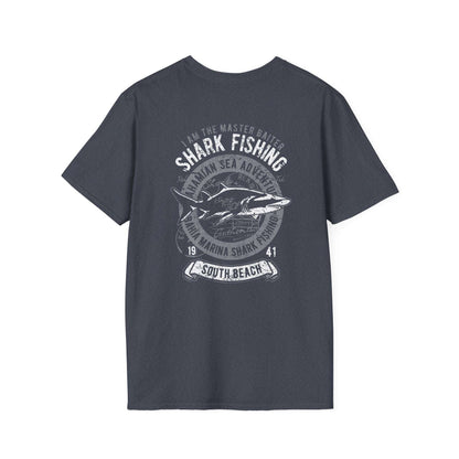 Shark Fishing T-Shirt – Unique Ocean Lover Tee | Gift for Fishermen & Summer Beachwear