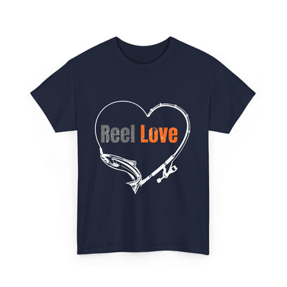 Reel Love Fishing T-Shirt for Men – Funny Gift for Anglers & Dads