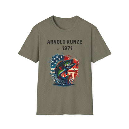Custom Fishing & Freedom T-Shirt – Personalized Patriotic Tee for Anglers & Outdoor Lovers