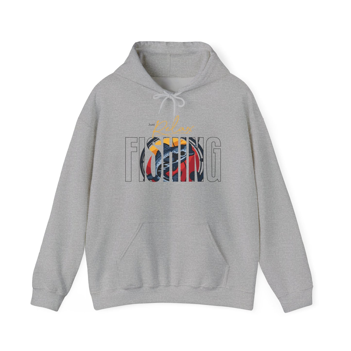 Fishing Vibes Men's Hoodie – Outdoor Sweatshirt for Anglers, Adventure Gift for Fishing Lovers