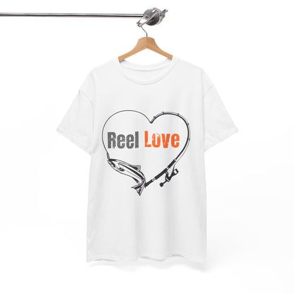 Reel Love Fishing T-Shirt for Men – Funny Gift for Anglers & Dads