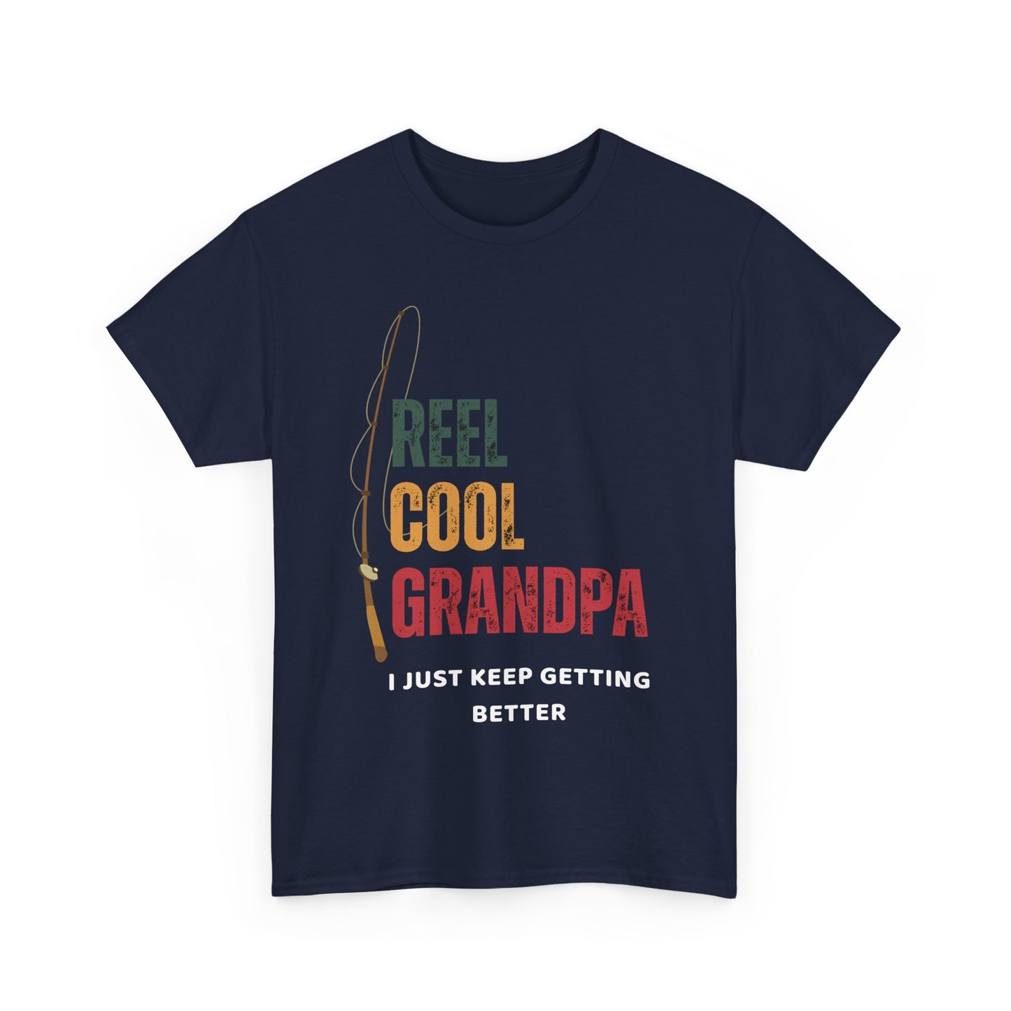 Reel Cool Grandpa Fishing Shirt – Funny Gift for Grandpa | Father's Day Tee