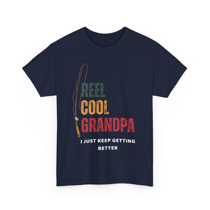 Reel Cool Grandpa Fishing Shirt – Funny Gift for Grandpa | Father's Day Tee