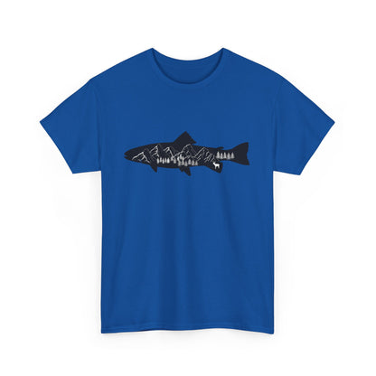 Fishing Shirt for Men – Casual Cotton Tee for Nature and Fishing Enthusiasts