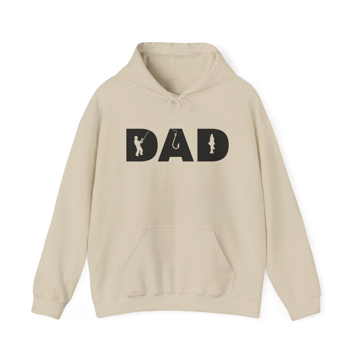 Fisherman Dad Men’s Hoodie – Warm Fishing Sweatshirt for Outdoor & Casual Wear