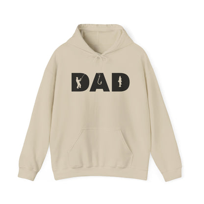 Fisherman Dad Men’s Hoodie – Warm Fishing Sweatshirt for Outdoor & Casual Wear