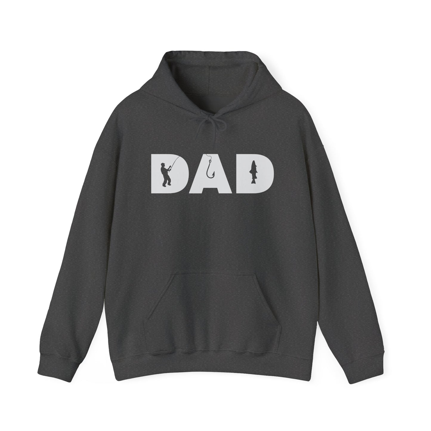 Fisherman Dad Men’s Hoodie – Warm Fishing Sweatshirt for Outdoor & Casual Wear
