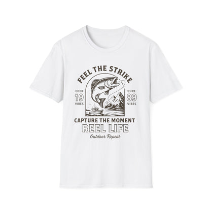 Fishing Enthusiast T-Shirt – Men's Outdoor Tee & Gift for Anglers | Reel Life Apparel
