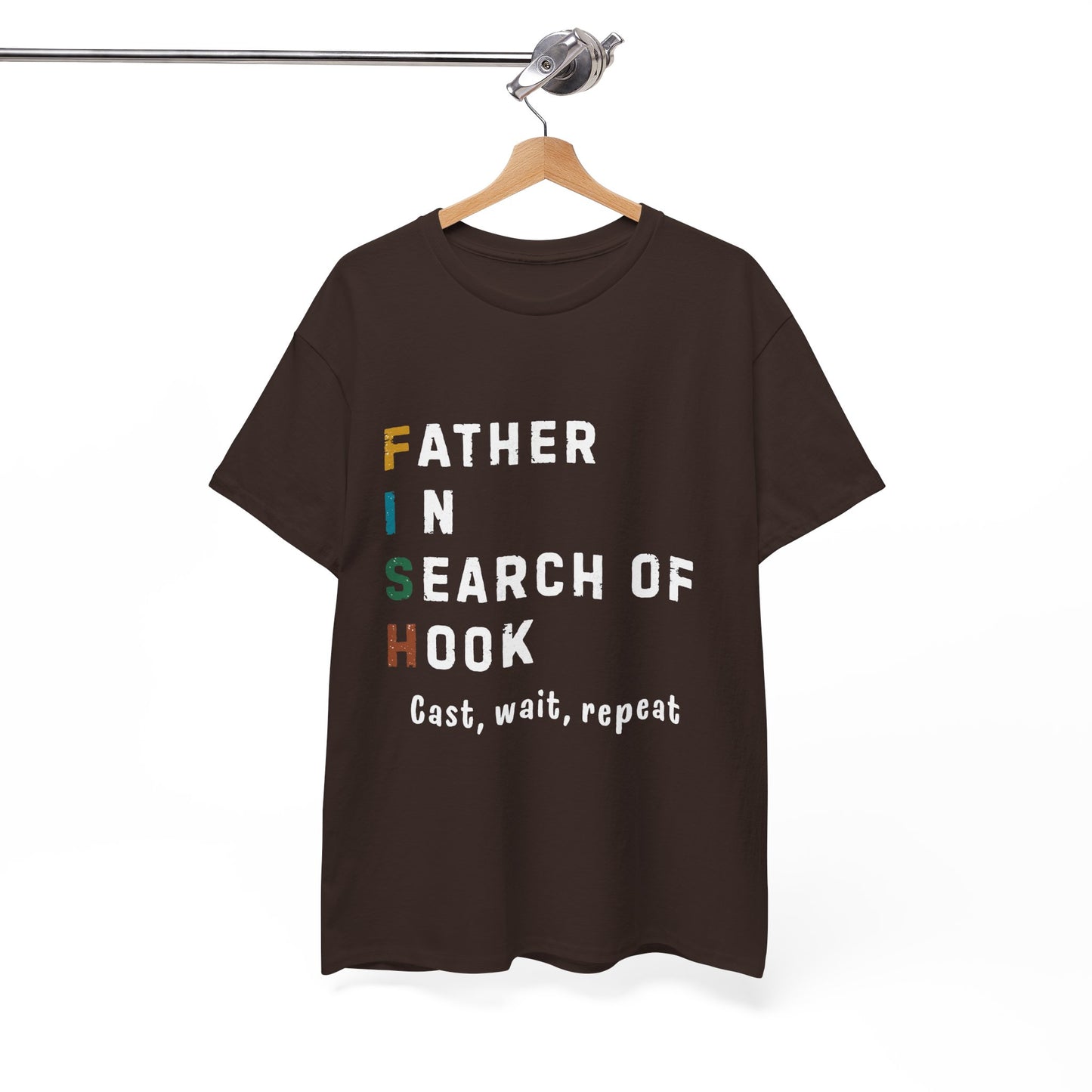 Fishing Dad T-Shirt – Funny Cotton Tee for Father’s Day, Birthday & Weekend Adventures