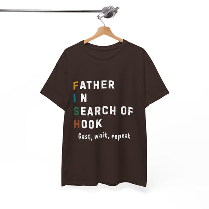 Fishing Dad T-Shirt – Funny Cotton Tee for Father’s Day, Birthday & Weekend Adventures
