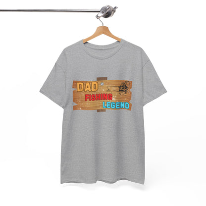 Fishing Legend Dad T-Shirt – Men’s Tee for Outdoor & Fishing Lovers