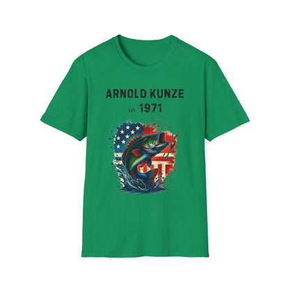 Custom Fishing & Freedom T-Shirt – Personalized Patriotic Tee for Anglers & Outdoor Lovers
