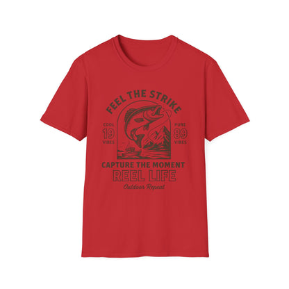Fishing Enthusiast T-Shirt – Men's Outdoor Tee & Gift for Anglers | Reel Life Apparel