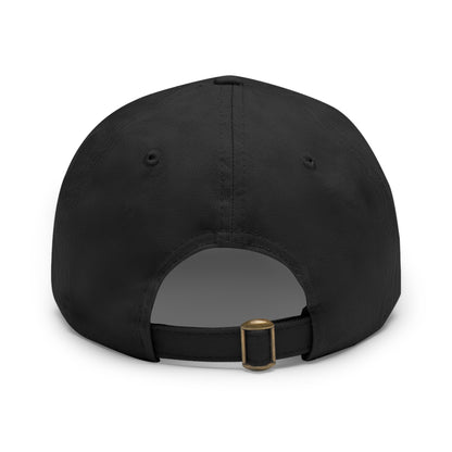 Will Tackle Anything Leather Dad Hat – Fishing Gift for Dad, Outdoor Adventure Cap