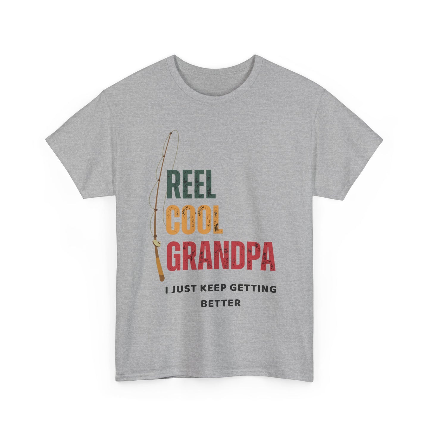 Reel Cool Grandpa Fishing Shirt – Funny Gift for Grandpa | Father's Day Tee