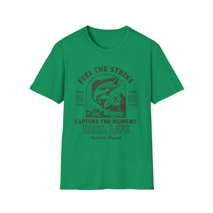 Fishing Enthusiast T-Shirt – Men's Outdoor Tee & Gift for Anglers | Reel Life Apparel