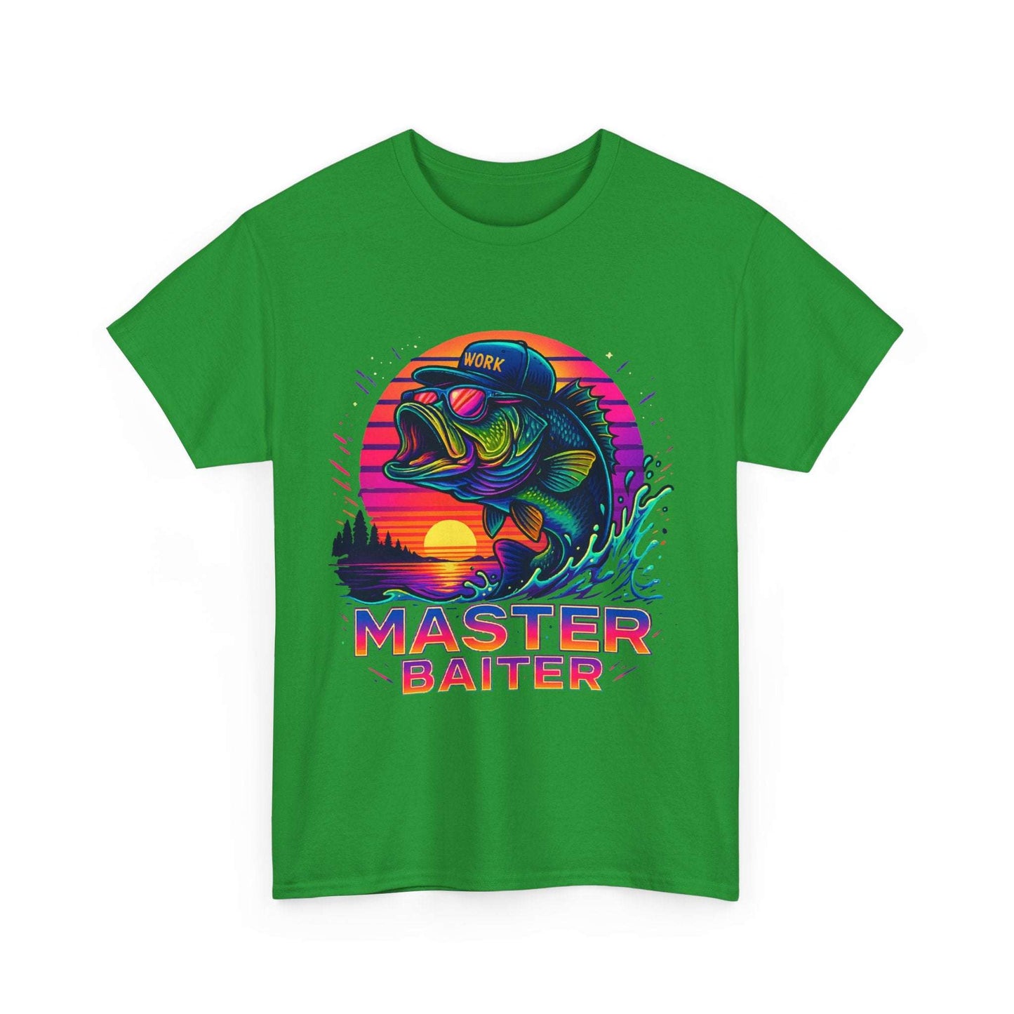 Colorful Master Baiter Tee for Men – Funny Fishing Shirt for Summer