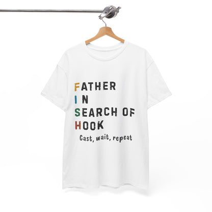 Fishing Dad T-Shirt – Funny Cotton Tee for Father’s Day, Birthday & Weekend Adventures